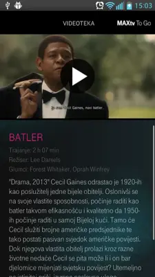 MAXtv android App screenshot 1